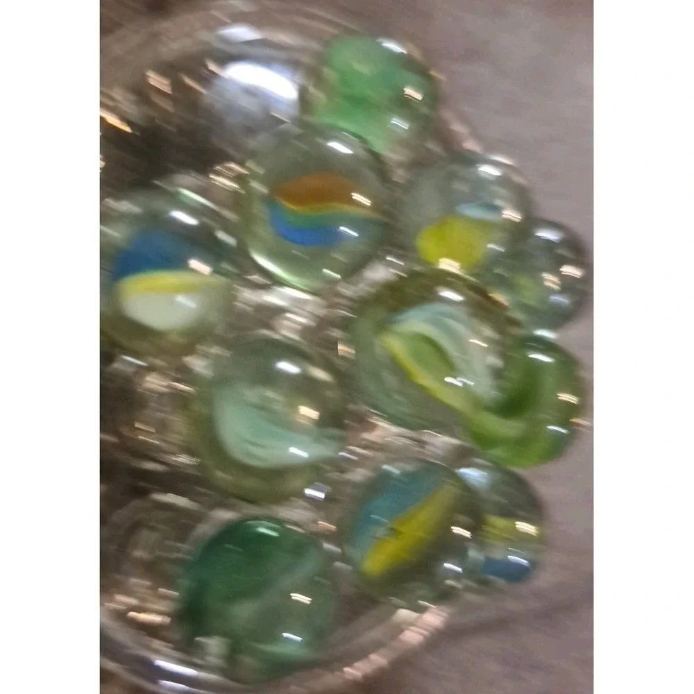 Lot Of 11 Estate Sale Marbles Cats Eyes